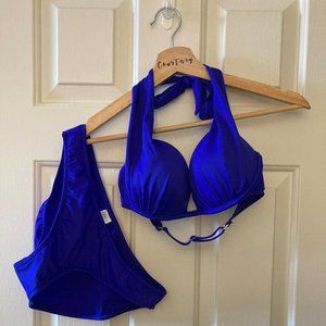 Cobalt Venus Swimsuit, bottoms size 8, top size 32C/34B/36A,